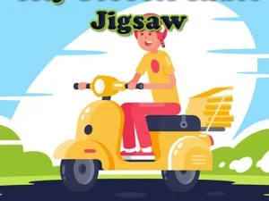 Puzzle de voyage en scooter urbain